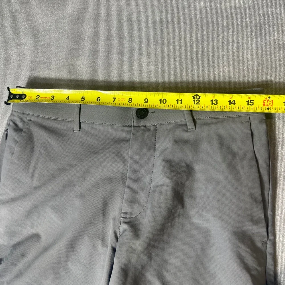 Banana Republic Mens Core Temp Slim Fit Pants Gray 30x32 Performance Trousers
